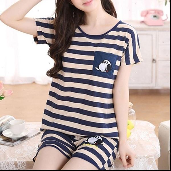 pajamas suits lovely home sleepwear women tracksuits short sleeve pyjamas set comfortable girl spring and summer nightgown, Gray
pajamas suits lovely home sleepwear women tracksuits short sleeve pyjamas set comfortable girl spring and summer nightgown, Gray