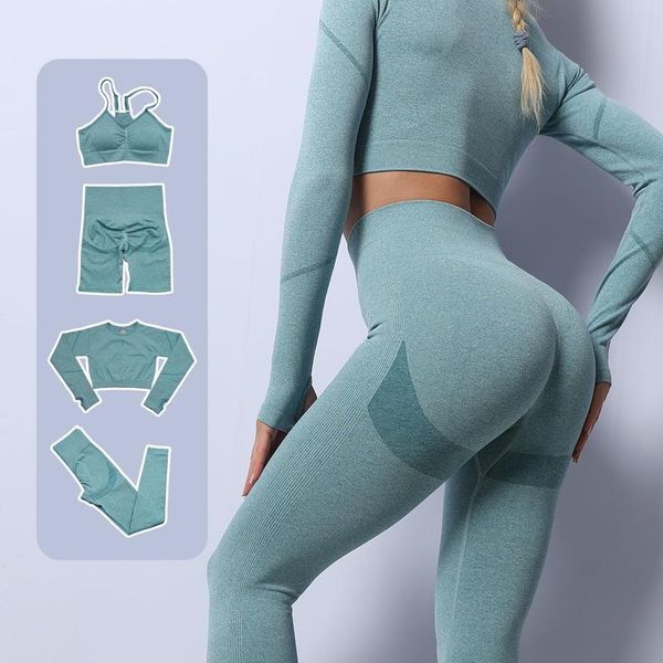 yoga outfit seamless women set workout sportswear gym clothes fitness long sleeve bra crop high waist leggings shorts sports suit
yoga outfit seamless women set workout sportswear gym clothes fitness long sleeve bra crop high waist leggings shorts sports suit