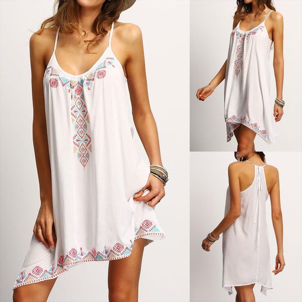 summer print women dress o neck sleeveless fashion slim irregular sling knee length skirt vestidos 40, Black;gray
summer print women dress o neck sleeveless fashion slim irregular sling knee length skirt vestidos 40, Black;gray