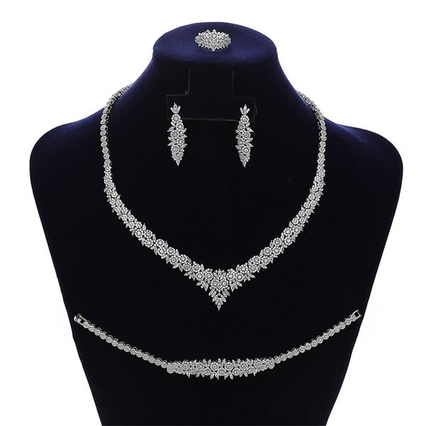 jewelry sets hadiyana charming 4pcs necklace earrings ring and bracelet set for women wedding got enagged cn1794 bisuteria 211015, Black
jewelry sets hadiyana charming 4pcs necklace earrings ring and bracelet set for women wedding got enagged cn1794 bisuteria 211015, Black