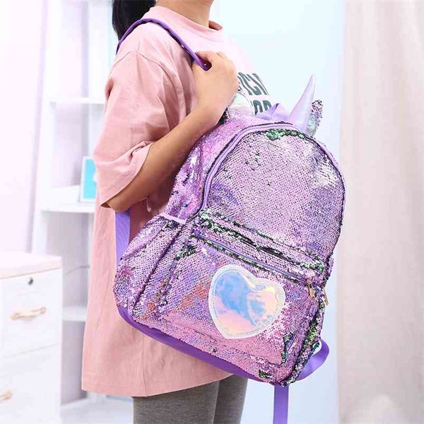girls fashion sequins unicorn backpack women pu leather large capacity bag girl book bag satchel school bag for teenager student 210922
girls fashion sequins unicorn backpack women pu leather large capacity bag girl book bag satchel school bag for teenager student 210922