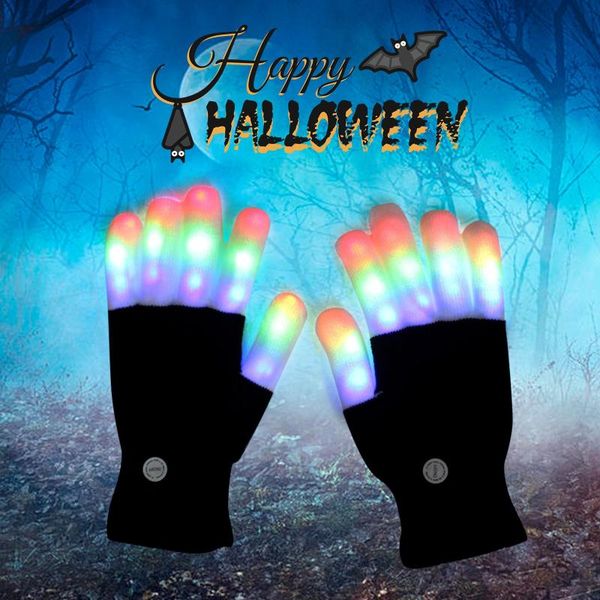 sports gloves colorful glowing led half-finger glove halloween cosplay glow gift men women fashion costume party props luvas brilhantes, Black
sports gloves colorful glowing led half-finger glove halloween cosplay glow gift men women fashion costume party props luvas brilhantes, Black