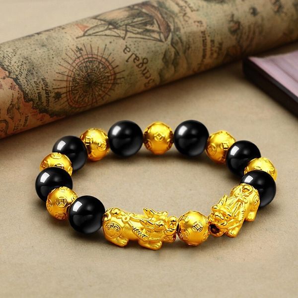 bracelet sand gold beads six words truth agate obsidian gift for boyfriend, Golden;silver
bracelet sand gold beads six words truth agate obsidian gift for boyfriend, Golden;silver