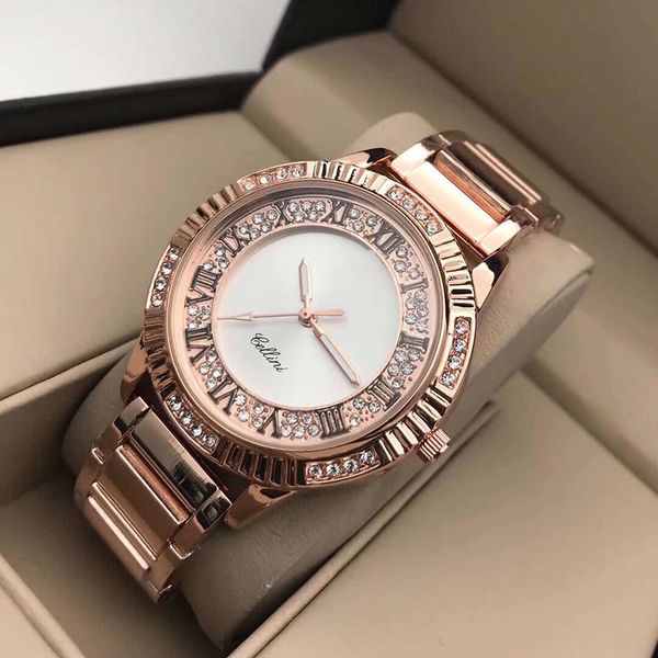 luxury women watch mens wristwatches stainless steel quartz diamond dial design steel strap diameter 39mm, Slivery;brown
luxury women watch mens wristwatches stainless steel quartz diamond dial design steel strap diameter 39mm, Slivery;brown