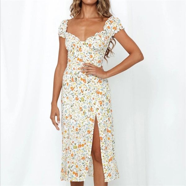 summer vintage party dress v neck elegant dress beach female floral print mid dresses vestidos 210319, Black;gray
summer vintage party dress v neck elegant dress beach female floral print mid dresses vestidos 210319, Black;gray