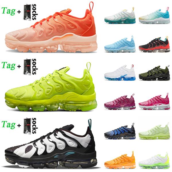 2022 wholesale vaporx tn plus women mens running shoes with socks tns sneakers orange gradients tennis ball griffey triple black white joggi
2022 wholesale vaporx tn plus women mens running shoes with socks tns sneakers orange gradients tennis ball griffey triple black white joggi