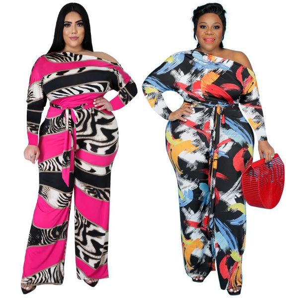 women's plus size pants piece diagonal casual outfit printed women's shoulder one strap lace-up elegant jumpsuit wide leg pant dro, Black
women's plus size pants piece diagonal casual outfit printed women's shoulder one strap lace-up elegant jumpsuit wide leg pant dro, Black
