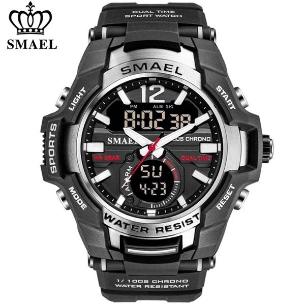 smael men watches fashion sport super cool quartz led digital watch 50m waterproof wristwatch mens clock masculino 220526, Slivery;brown
smael men watches fashion sport super cool quartz led digital watch 50m waterproof wristwatch mens clock masculino 220526, Slivery;brown