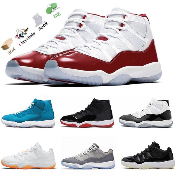 with box jumpman 11 basketball shoes 11s cherry cool grey low high trainers sneakers 
with box jumpman 11 basketball shoes 11s cherry cool grey low high trainers sneakers