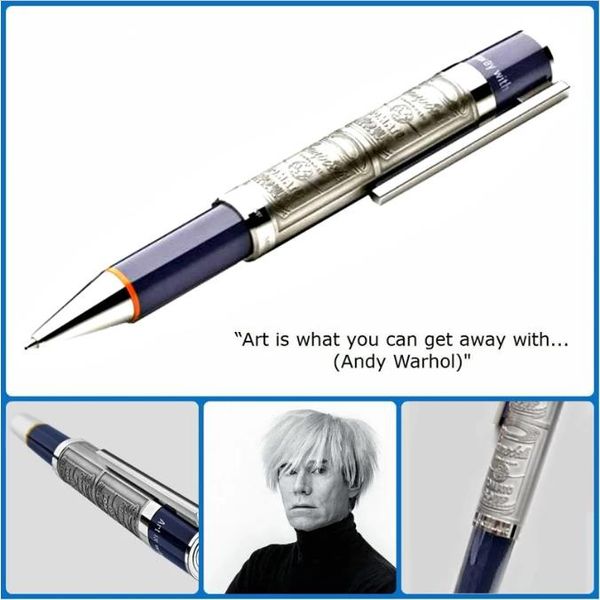 wholesale wholesale Rollerball Pen Limited Edition Andy Warhol Classic Ballpoint Pens Reliefs Barrel Write Smoth School Office M Stationery s
wholesale wholesale Rollerball Pen Limited Edition Andy Warhol Classic Ballpoint Pens Reliefs Barrel Write Smoth School Office M Stationery s