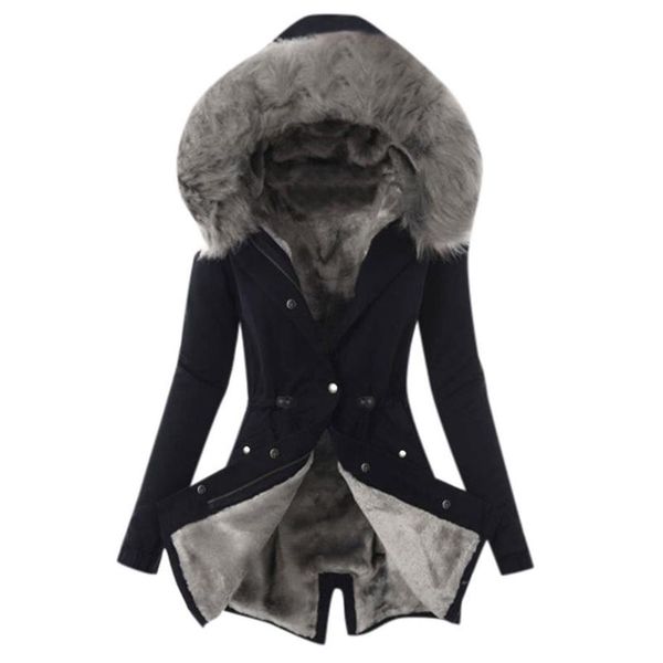 ladies overcoat fur lining coat womens winter warm thick long jacket hooded overcoat slim casual long warm coat new #y5-5310r, Black
ladies overcoat fur lining coat womens winter warm thick long jacket hooded overcoat slim casual long warm coat new #y5-5310r, Black