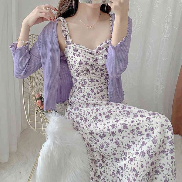 casual dresses summer french style gentle chiffon floral suspender dress sunscreen suit women's two-piece set h87y, Black;gray
casual dresses summer french style gentle chiffon floral suspender dress sunscreen suit women's two-piece set h87y, Black;gray