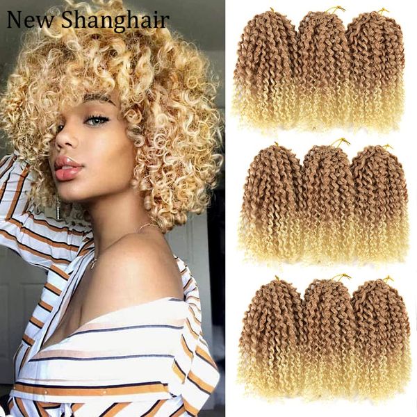 3 small bundles marlybob crochet hair extension 8 inch passion twist short afro kinky curly hair braids ombre synthetic water wave braiding, Black
3 small bundles marlybob crochet hair extension 8 inch passion twist short afro kinky curly hair braids ombre synthetic water wave braiding, Black