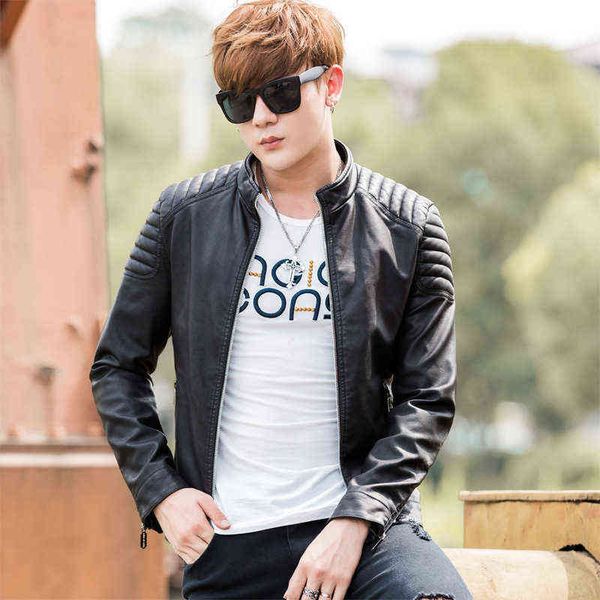 jacket new autumn motorcycle leather men pu leather jacket jaqueta de couro masculina mens leather black red coats t220728 1 88x7, Black;brown
jacket new autumn motorcycle leather men pu leather jacket jaqueta de couro masculina mens leather black red coats t220728 1 88x7, Black;brown