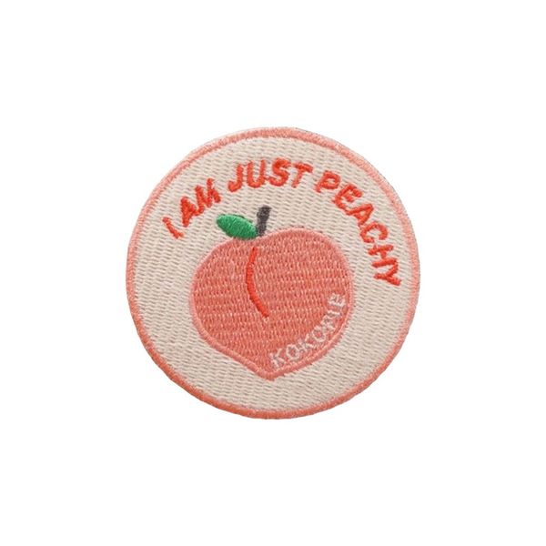 sewing notions cartoon embroidery patches for clothing i am just peachy kids hats bag diy patch, Black
sewing notions cartoon embroidery patches for clothing i am just peachy kids hats bag diy patch, Black