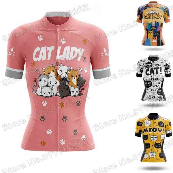 2021 women funny cat cycling jersey fashion pink cycling clothing summer road bike shirts bicycle mtb maillot uniform, Black;red
2021 women funny cat cycling jersey fashion pink cycling clothing summer road bike shirts bicycle mtb maillot uniform, Black;red