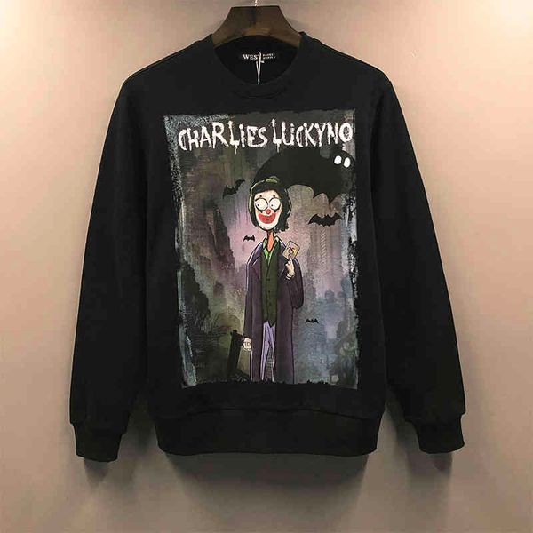 men's hoodies sweatshirts european and american street dark fairy tale clown sweater men's loose couple shirt autumn winter fashio, Black
men's hoodies sweatshirts european and american street dark fairy tale clown sweater men's loose couple shirt autumn winter fashio, Black
