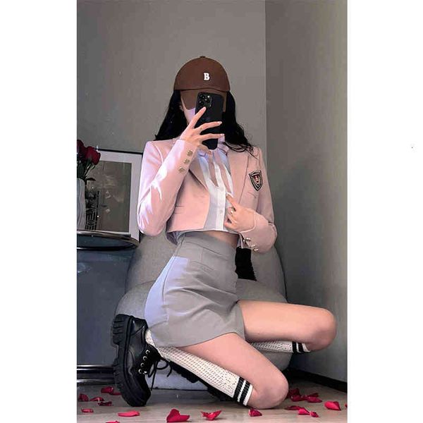 women's tracksuits pink college style coat women's spring 2022 short small skirt iuhz, Gray
women's tracksuits pink college style coat women's spring 2022 short small skirt iuhz, Gray