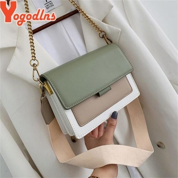 yogodlns contrast color leather crossbody bag for women travel bag fashion simple shoulder lady 220720
yogodlns contrast color leather crossbody bag for women travel bag fashion simple shoulder lady 220720