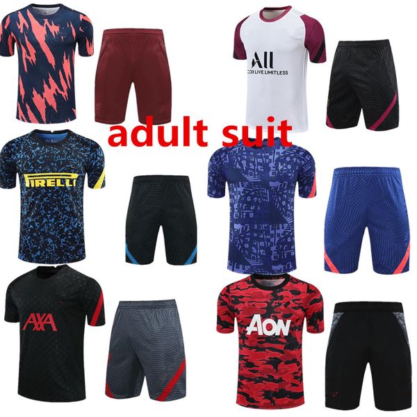 2022 asen man unitl madrid soccer survetement short sleeves 1/2 pants tracksuit mbappe lukaku training football shirt kit chanda, Black
2022 asen man unitl madrid soccer survetement short sleeves 1/2 pants tracksuit mbappe lukaku training football shirt kit chanda, Black