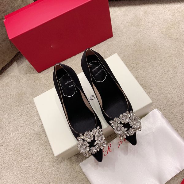 classic magnificent high-heeled dress shoes diamond decoration for women size 35-39, Black
classic magnificent high-heeled dress shoes diamond decoration for women size 35-39, Black