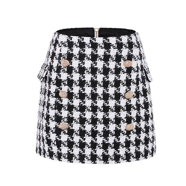 ukcnsep fashion runway skirt women's fringed lion buttons houndstooth tweed mini 220317, Black
ukcnsep fashion runway skirt women's fringed lion buttons houndstooth tweed mini 220317, Black