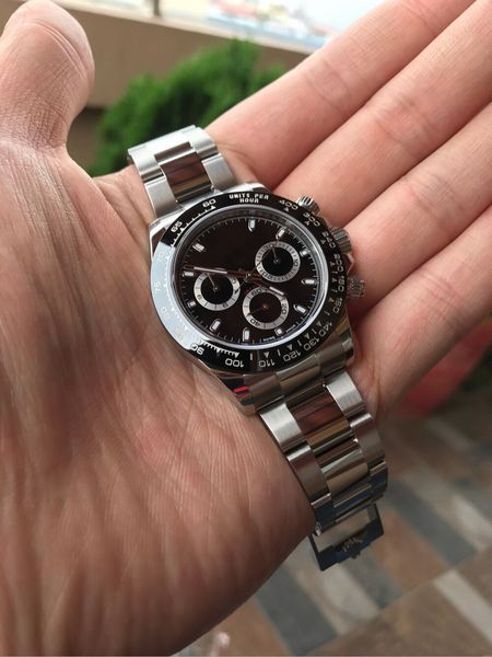 dj factory mens watch waterproof chronograph satch 40mm 116520 116500ln ceramic bezel 904l mechanical automatic watches, Slivery;brown
dj factory mens watch waterproof chronograph satch 40mm 116520 116500ln ceramic bezel 904l mechanical automatic watches, Slivery;brown