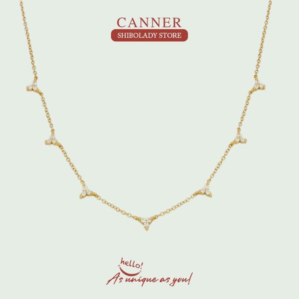 canner three diamond clavicle necklace for women 925 sterling silver jewelry charming pendant chain 18k choker bijoux collar 220722
canner three diamond clavicle necklace for women 925 sterling silver jewelry charming pendant chain 18k choker bijoux collar 220722