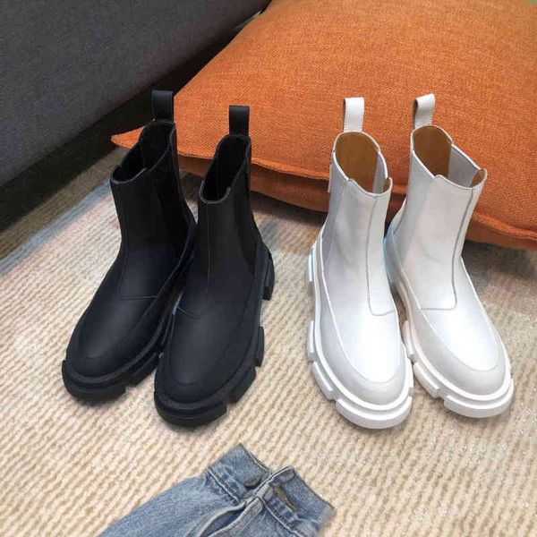 boots white both leather ankle chelsea platform wedges slip-on round toe square heels booties chunky ridged-sole boot luxury designers for g, Black
boots white both leather ankle chelsea platform wedges slip-on round toe square heels booties chunky ridged-sole boot luxury designers for g, Black