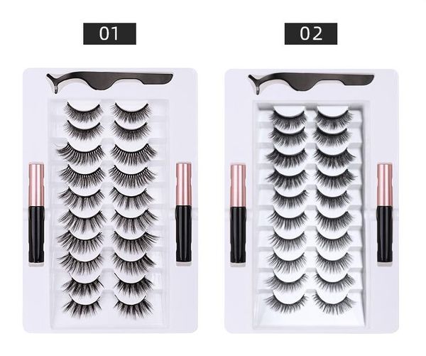 magnetic false eyelashes set 10 pairs + magnet liquid eyeliner + tweezer fake lashes easy to use no glue needed eyelash extensions
magnetic false eyelashes set 10 pairs + magnet liquid eyeliner + tweezer fake lashes easy to use no glue needed eyelash extensions