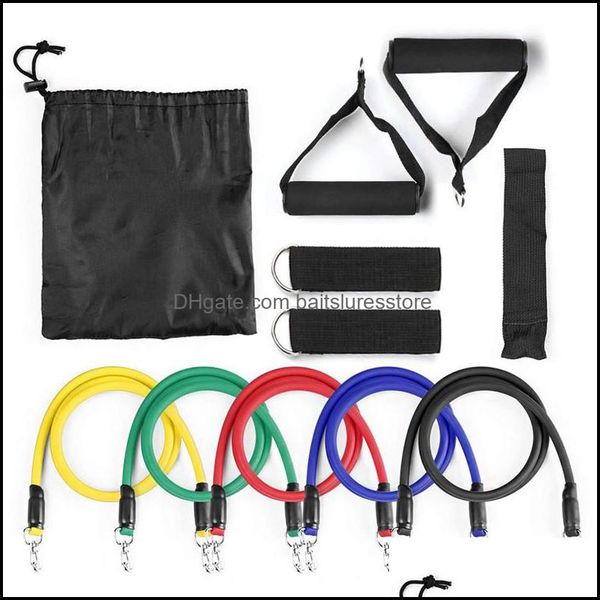 11pcs resistance bands set expander yoga exercise fitness rubber tubes band stretch training home gyms workout elastic pl drop delivery 2021
11pcs resistance bands set expander yoga exercise fitness rubber tubes band stretch training home gyms workout elastic pl drop delivery 2021