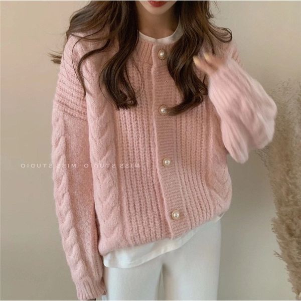 women's polos fried dough twist, soft sweater, coat, loose waxy knitting knitted cardigan, women's clothing. xkqz, White
women's polos fried dough twist, soft sweater, coat, loose waxy knitting knitted cardigan, women's clothing. xkqz, White