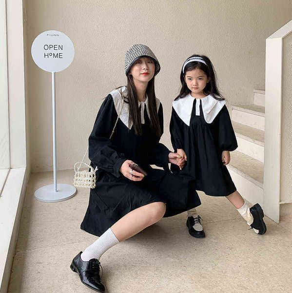 autumn fashion irregular collar dress for mother and daughters family turn-down collar loose princess dresses aa220326, Red;yellow
autumn fashion irregular collar dress for mother and daughters family turn-down collar loose princess dresses aa220326, Red;yellow
