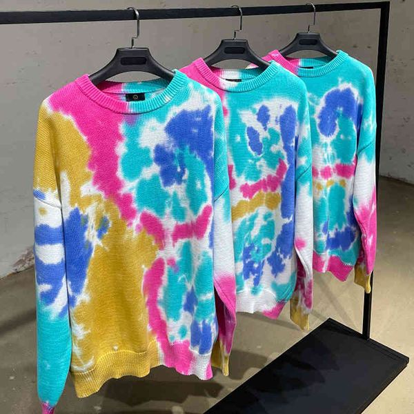 men's sweaters tie dyed sweater autumn winter high street ins hip hop oversize loose thickened contrast color round neck men l101, White;black
men's sweaters tie dyed sweater autumn winter high street ins hip hop oversize loose thickened contrast color round neck men l101, White;black