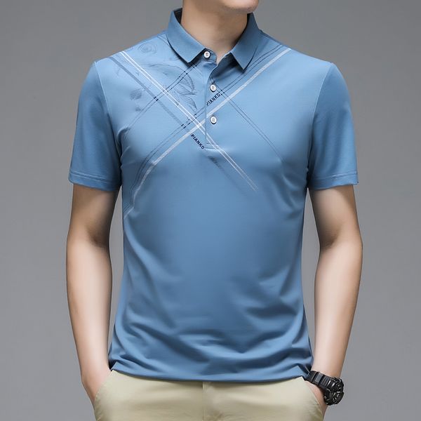 2022 summer print men lapel polo shirts slim casual business social polos short sleeve formal office shirt street male clothing, White;black
2022 summer print men lapel polo shirts slim casual business social polos short sleeve formal office shirt street male clothing, White;black
