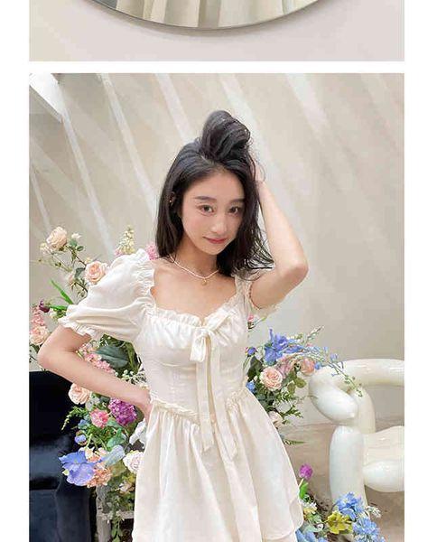 casual dresses spring french girls' square neck apricot agaric lace bow bubble sleeve dress owe5, Black;gray
casual dresses spring french girls' square neck apricot agaric lace bow bubble sleeve dress owe5, Black;gray