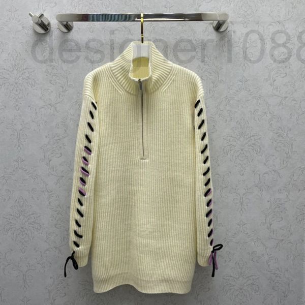 women's sweaters designer 2022 spring and autumn new french elegant random drawstring knitting semi zipper medium length thickened swea, White;black
women's sweaters designer 2022 spring and autumn new french elegant random drawstring knitting semi zipper medium length thickened swea, White;black