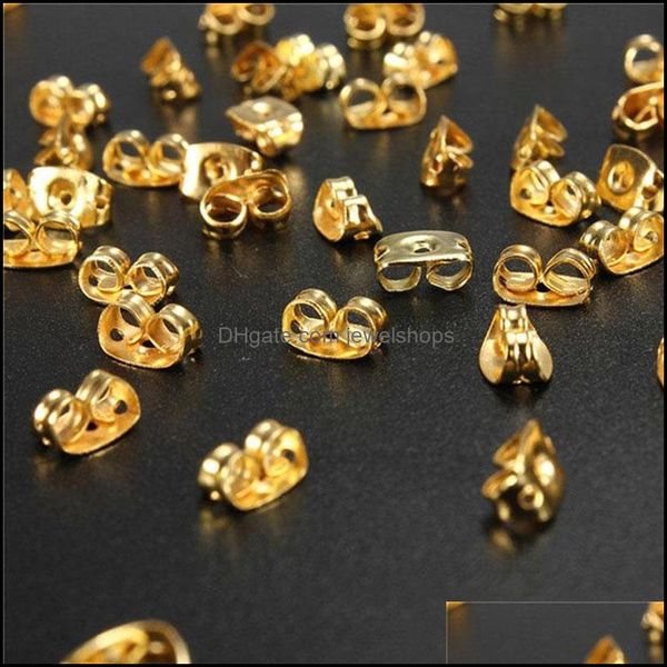 earring back jewelry findings components 1000pcs/lot gold sier plated butterfly backs sers earnuts plu dhh3h, White
earring back jewelry findings components 1000pcs/lot gold sier plated butterfly backs sers earnuts plu dhh3h, White