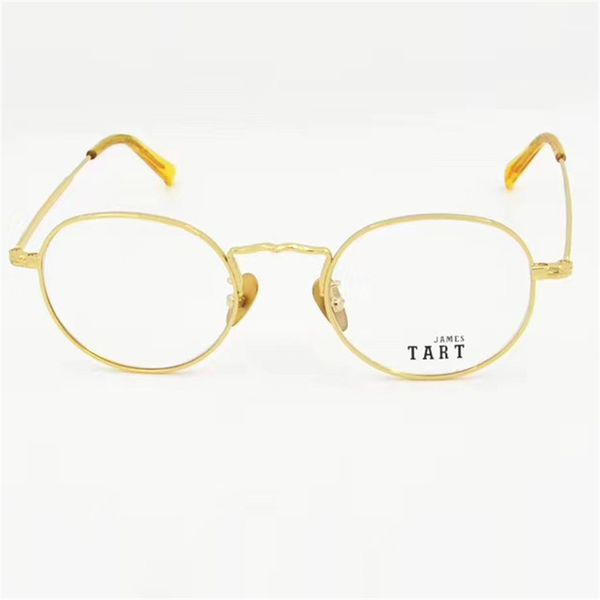james tart 219 optical eyeglasses for retro style anti-blue light lens plate round full frame with box, White;black
james tart 219 optical eyeglasses for retro style anti-blue light lens plate round full frame with box, White;black