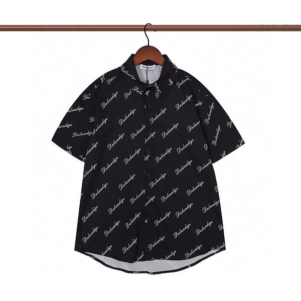 2022 fashion men spring/summer short sleeve beach casual shirt lapel button men -xxxl q176, White;black
2022 fashion men spring/summer short sleeve beach casual shirt lapel button men -xxxl q176, White;black