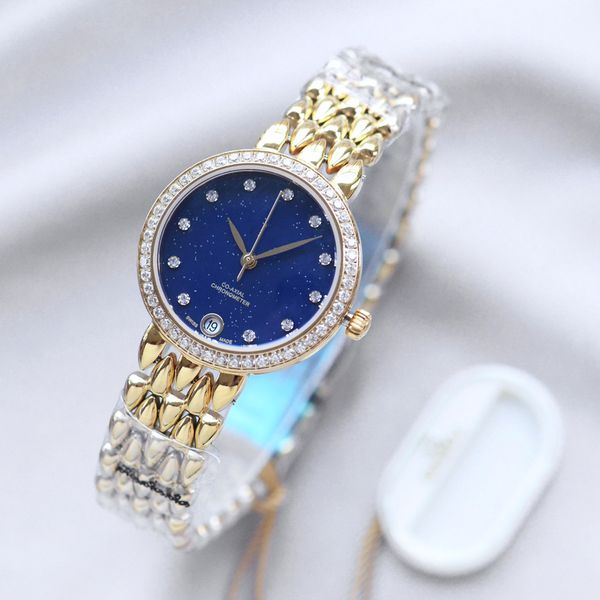 ladies' luxury watch set with diamonds five-section bracelet butterfly clasp 316l stainless steel sapphire glass 28mm, Slivery;brown
ladies' luxury watch set with diamonds five-section bracelet butterfly clasp 316l stainless steel sapphire glass 28mm, Slivery;brown