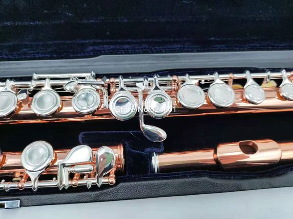 beautiful gold lacquer muramatsu flute closed holes split e brand 16 keys musical instrument flute with case
beautiful gold lacquer muramatsu flute closed holes split e brand 16 keys musical instrument flute with case