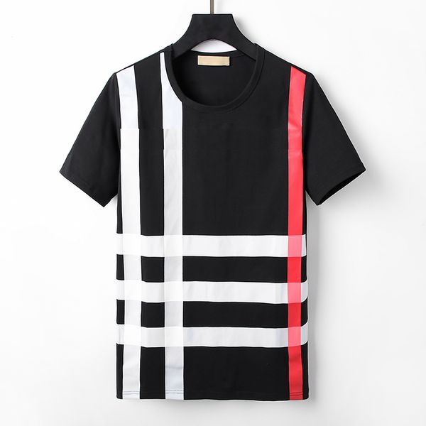 2022 european and american men s short-sleeved t shirt summer trend handsome short sleeved male letter print simple casual half sleeve grid, White;black
2022 european and american men s short-sleeved t shirt summer trend handsome short sleeved male letter print simple casual half sleeve grid, White;black