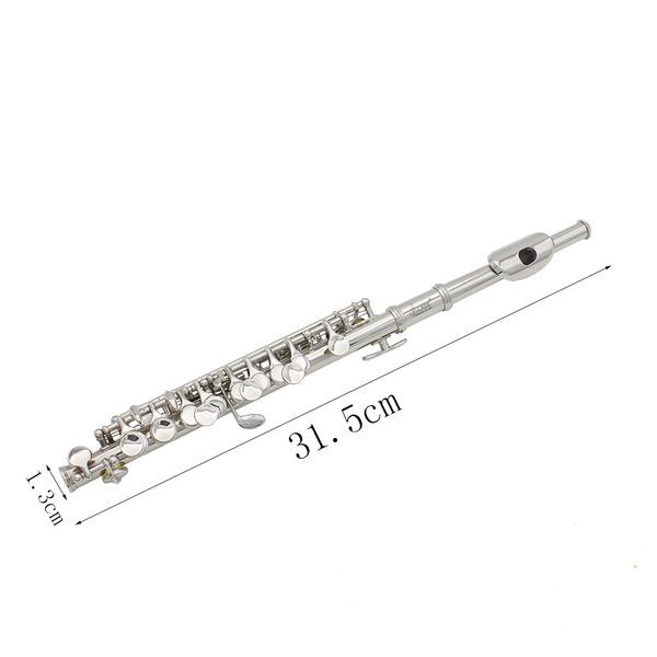 flute c key piccolo half-size flute silver plated cupronickel piccolo with leather case cleaning cloth screwdriver accessories
flute c key piccolo half-size flute silver plated cupronickel piccolo with leather case cleaning cloth screwdriver accessories