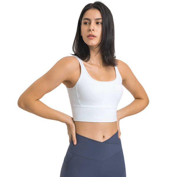 widened hem sports bra gym underwear women's tank shoulders beautiful back shockproof upper support vest running fitness activewear cl, White
widened hem sports bra gym underwear women's tank shoulders beautiful back shockproof upper support vest running fitness activewear cl, White