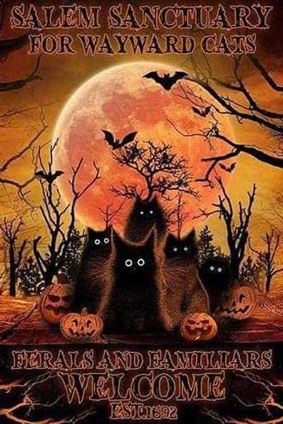salem sanctuary for wayward cats halloween cat pumpkin tin sign retro style miller beer bar den halloween painting metal inch
salem sanctuary for wayward cats halloween cat pumpkin tin sign retro style miller beer bar den halloween painting metal inch
