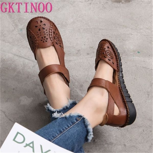 gktinoo hollow genuine leather breathable soft flat sandals summer women shoes woman casual solid buckle strap ladies sandals 220406, Black
gktinoo hollow genuine leather breathable soft flat sandals summer women shoes woman casual solid buckle strap ladies sandals 220406, Black