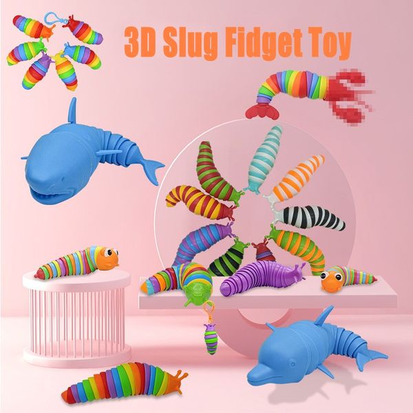 2022 fidget toy slug party articulated flexible 3d slug joints curled relieve stress anti-anxiety sensory toys for children aldult sxa16
2022 fidget toy slug party articulated flexible 3d slug joints curled relieve stress anti-anxiety sensory toys for children aldult sxa16