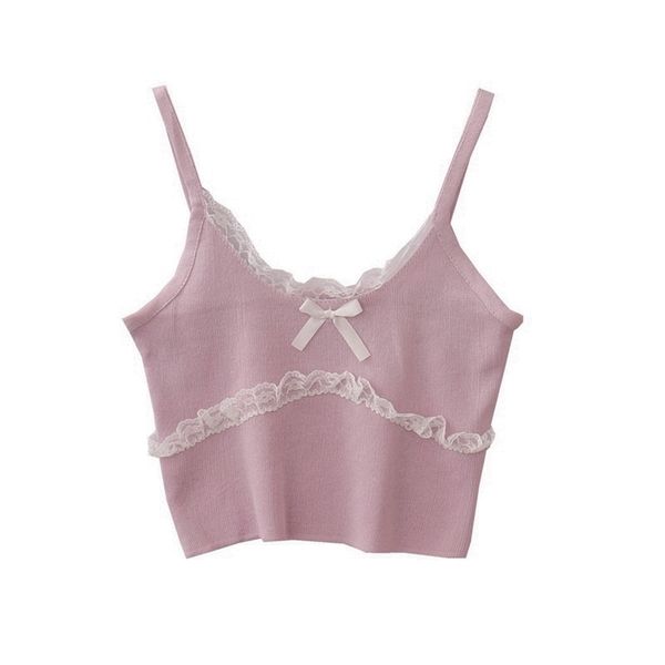 vintage v neck women tube crop white lace knitted corset female summer cute tanks camis girls pink black clothes 220514
vintage v neck women tube crop white lace knitted corset female summer cute tanks camis girls pink black clothes 220514