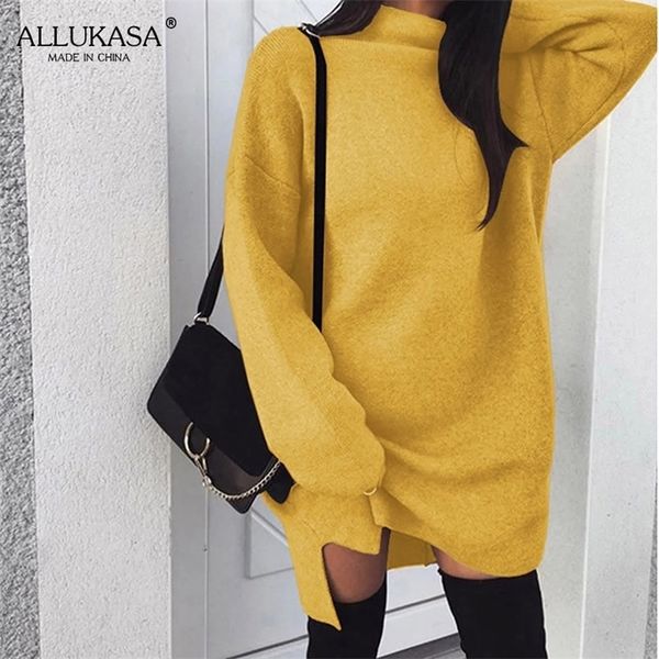 ladies turtleneck sweater mini dress long sleeve turtleneck knit dress fall winter casual loose warm sweater oversizedsweatshirt 220317, Black;gray
ladies turtleneck sweater mini dress long sleeve turtleneck knit dress fall winter casual loose warm sweater oversizedsweatshirt 220317, Black;gray